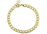Armband ADELIA´S "Armband – Panzerarmband aus Edelstahl 18+1 cm", gold, Armbänder, Damen, 19cm, Edelstahl, Armband, Perfekt als Geschenk zum Geburtstag