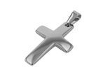 Kettenanhänger ADELIA´S "Anhänger – Kreuz Kreuzanhänger aus Edelstahl", silber, Schmuckanhänger, Damen, Edelstahl, Kettenanhänger, Ideal zum Verschenken – schlicht und stilvoll