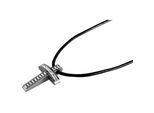 Kette ohne Anhänger ADELIA´S "Halskette aus Edelstahl mit Zirkonia 50 cm", schwarz, Halsketten, Damen, 50cm, Edelstahl, Perfekt als Geschenk zum einen besonderen Tag