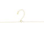 Kette ohne Anhänger ADELIA´S "Halskette aus 925 Silber mit Zirkonia 42+5", gold, Halsketten, Damen, 47cm, Silber 925 (Sterlingsilber), Ideal als Geschenk zum Valentinstag