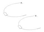 Paar Ohrhänger ADELIA´S "Ohrringe aus Edelstahl", Damen, Gr. Damen, Edelstahl, silber, Ohrringe, Ideal zum Verschenken – schlicht und stilvoll