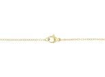 Kette ohne Anhänger ADELIA´S "Halskette – Ankerkette aus Edelstahl mit Perlmutt 45 cm", gold, Halsketten, Damen, 45cm, Edelstahl, Ein Geschenk, das Freude macht