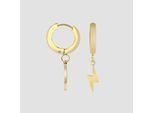 Kettenanhänger ADELIA´S "Anhänger aus Edelstahl", gold, Schmuckanhänger, Damen, Edelstahl, Kettenanhänger, Ideal als Geschenk zum einfach so
