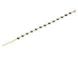 Armband ADELIA´S "Armband aus Edelstahl 18 cm", schwarz, Armbänder, Damen, 18cm, Edelstahl, Armband, Ein stilvolles Geschenk für besondere Momente
