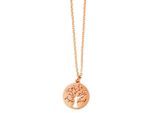 Kette ohne Anhänger ADELIA´S "Halskette mit Anhänger – Lebensbaum aus Edelstahl", gold, Halsketten, Damen, 48cm, Edelstahl, Geschenkidee: zeitlos und vielseitig