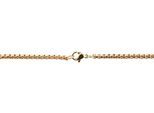 Kette ohne Anhänger ADELIA´S "Halskette mit Anhänger – Kreuz aus Edelstahl", gold, Halsketten, Damen, 61cm, Edelstahl, Zum Verschenken – ideal zum einfach so