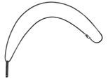 Kette ohne Anhänger ADELIA´S "Halskette mit Anhänger – aus Edelstahl", schwarz, Halsketten, Damen, 61cm, Edelstahl, Schöne Geschenkidee zum Jubiläum