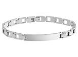 Gliederarmband ADELIA´S "Armband – Gliederarmband aus Edelstahl 21,5 cm", silber, Armbänder, Damen, 22cm, Edelstahl, Gliederarmband, Ein Geschenk, das Freude macht