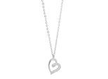 Kette ohne Anhänger ADELIA´S "Halskette mit Anhänger – Herz aus 925 Silber", silber, Halsketten, Damen, 45cm, Silber 925 (Sterlingsilber), Eine schöne Geschenkidee für jeden Anlass