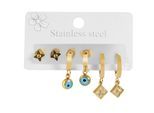 Kettenanhänger ADELIA´S "Anhänger – Anhänger aus Edelstahl", gold, Schmuckanhänger, Damen, Edelstahl, Kettenanhänger, Eine schöne Geschenkidee für jeden Anlass