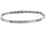 Gliederarmband ADELIA´S "Armband – Gliederarmband aus Edelstahl 20 cm", silber, Armbänder, Damen, 20cm, Edelstahl, Gliederarmband, Zum Verschenken an Menschen, die Ihnen am Herzen liegen