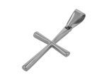 Kettenanhänger ADELIA´S "Anhänger – Kreuz Kreuzanhänger aus Edelstahl", silber, Schmuckanhänger, Damen, Edelstahl, Kettenanhänger, Perfekt zum Verschenken an besondere Menschen