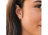Klappcreolen ADELIA´S "Ohrringe – Klappcreole aus Edelstahl", Damen, Gr. Damen, Edelstahl, gold, Ohrringe Klappcreolen, Zum Verschenken an Menschen, die Ihnen am Herzen liegen