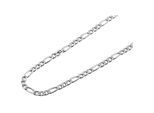 Kette ohne Anhänger ADELIA´S "Halskette – Figarokette aus Edelstahl 60 cm", silber, Halsketten, Damen, 60cm, Edelstahl, Ein stilvolles Geschenk für besondere Momente