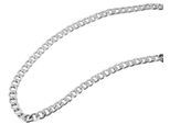 Kette ohne Anhänger ADELIA´S "Halskette – Panzerkette aus Edelstahl 61 cm", silber, Halsketten, Damen, 61cm, Edelstahl, Ein stilvolles Geschenk für besondere Momente