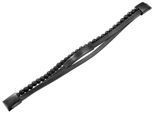 Armband ADELIA´S "Armband aus Leder mit Onyx 21 cm", schwarz, Armbänder, Herren, 21cm, Leder, Armband, Perfekt als Geschenk für besondere Menschen