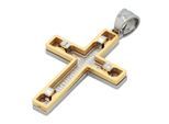 Kettenanhänger ADELIA´S "Anhänger – Kreuz Kreuzanhänger aus Edelstahl", silber, Schmuckanhänger, Damen, Edelstahl, Kettenanhänger, Perfekt zum Verschenken an besondere Menschen