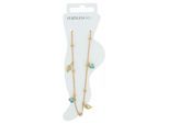 Kettenanhänger ADELIA´S "Anhänger aus Edelstahl mit Perle", gold, Schmuckanhänger, Damen, Edelstahl, Kettenanhänger, Eine schöne Geschenkidee für jeden Anlass
