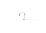 Kette ohne Anhänger ADELIA´S "Halskette – Kreuz aus Edelstahl 43 cm", silber, Halsketten, Damen, 43cm, Edelstahl, Ein Geschenk, das Freude macht