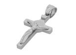 Kettenanhänger ADELIA´S "Anhänger – Kreuz Kreuzanhänger aus Edelstahl", silber, Schmuckanhänger, Damen, Edelstahl, Kettenanhänger, Ideal zum Verschenken – schlicht und stilvoll