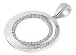 Kettenanhänger ADELIA´S "Anhänger aus 925 Silber mit Zirkonia", silber, Schmuckanhänger, Damen, Silber 925 (Sterlingsilber), Kettenanhänger, Perfekt als Geschenk zum Valentinstag