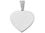 Kettenanhänger ADELIA´S "Anhänger – Herz Herzanhänger aus Edelstahl", silber, Schmuckanhänger, Damen, Edelstahl, Kettenanhänger, Perfekt als Geschenk zum Jubiläum