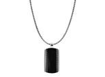 Kette ohne Anhänger ADELIA´S "Halskette mit Anhänger – aus Edelstahl", schwarz (silber), Halsketten, Damen, 60cm, Edelstahl, Perfekt als Geschenk zum Jubiläum