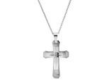 Kettenanhänger ADELIA´S "Anhänger – Kreuz Kreuzanhänger aus Edelstahl", silber, Schmuckanhänger, Damen, Edelstahl, Kettenanhänger, Ideal zum Verschenken – schlicht und stilvoll