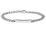 Armband ADELIA´S "Armband – Panzerarmband aus Edelstahl 19 cm", silber, Armbänder, Damen, 19cm, Edelstahl, Armband, Ideal als Geschenk für besondere Anlässe