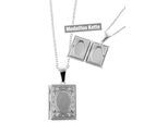 Kette ohne Anhänger ADELIA´S "Halskette mit Anhänger – Medaillon aus Edelstahl", silber, Halsketten, Damen, 50cm, Edelstahl, Ideal zum Verschenken – schlicht und stilvoll
