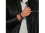 Armband ADELIA´S "Armband aus Leder 21 cm", schwarz, Armbänder, Damen, 21cm, Leder, Armband, Zum Verschenken an Menschen, die Ihnen am Herzen liegen