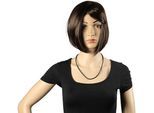 Kette ohne Anhänger ADELIA´S "Halskette aus Leder 50+5", schwarz, Halsketten, Damen, 55cm, Perfekt zum Verschenken an besondere Menschen