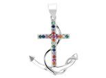 Kettenanhänger ADELIA´S "Anhänger – Herzanhänger aus 925 Silber", bunt (silber), Schmuckanhänger, Damen, Silber 925 (Sterlingsilber), Kettenanhänger, Ein Geschenk, das Freude macht