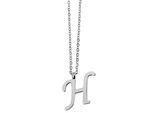 Kette ohne Anhänger ADELIA´S "Halskette mit Anhänger – Buchstabe S aus Edelstahl", silber, Halsketten, Damen, 48cm, Edelstahl, Ideal als Geschenk – dezent und elegant