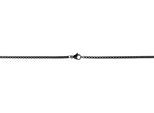 Kette ohne Anhänger ADELIA´S "Halskette mit Anhänger – aus Edelstahl", schwarz, Halsketten, Damen, 60cm, Edelstahl, Zum Verschenken – passend für viele Anlässe