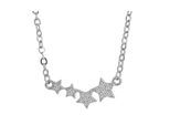 Kette ohne Anhänger ADELIA´S "Halskette mit Anhänger – Stern aus 925 Silber", silber, Halsketten, Damen, 45cm, Silber 925 (Sterlingsilber), Geschenkidee: zeitlos und vielseitig
