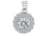 Kettenanhänger ADELIA´S "Anhänger aus 925 Silber mit Kristall", silber, Schmuckanhänger, Damen, Silber 925 (Sterlingsilber), Kettenanhänger, Perfekt zum Verschenken an besondere Menschen