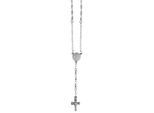 Kette ohne Anhänger ADELIA´S "Halskette mit Anhänger – Kreuz aus Edelstahl", silber, Halsketten, Damen, 50cm, Edelstahl, Zum Verschenken – ideal zum einfach so