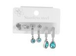 Kettenanhänger ADELIA´S "Anhänger – Anhänger aus Edelstahl mit Strass Steinchen", silber, Schmuckanhänger, Damen, Edelstahl, Kettenanhänger, Zum Verschenken – ideal zum Geburtstag