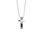 Kette ohne Anhänger ADELIA´S "Halskette mit Anhänger – Kreuz aus Edelstahl", silber, Halsketten, Damen, 60cm, Edelstahl, Schöne Geschenkidee zum Muttertag