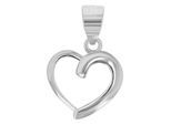 Kettenanhänger ADELIA´S "Anhänger – Herz Herzanhänger aus 925 Silber", silber, Schmuckanhänger, Damen, Silber 925 (Sterlingsilber), Kettenanhänger, Schöne Geschenkidee zum Jubiläum