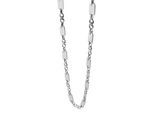 Kette ohne Anhänger ADELIA´S "Halskette – Plattenkette aus Edelstahl 60 cm", silber, Halsketten, Damen, 60cm, Edelstahl, Geschenkidee: zeitlos und vielseitig