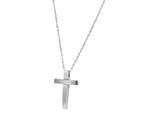Kette ohne Anhänger ADELIA´S "Halskette mit Anhänger – Kreuz aus Edelstahl", silber, Halsketten, Damen, 60cm, Edelstahl, Perfekt als Geschenk für besondere Menschen
