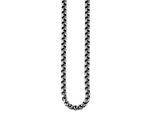 Kette ohne Anhänger ADELIA´S "Halskette aus Edelstahl 80 cm", silber, Halsketten, Herren, 80cm, Edelstahl, Ideal als Geschenk – dezent und elegant