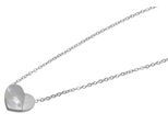 Kette ohne Anhänger ADELIA´S "Halskette mit Anhänger – Herz aus Edelstahl", silber, Halsketten, Damen, 48cm, Edelstahl, Geschenkidee: zeitlos und vielseitig