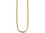 Kette ohne Anhänger ADELIA´S "Halskette – Ankerkette aus Edelstahl 50+5", gold, Halsketten, Damen, 55cm, Edelstahl, Perfekt als Geschenk zum einfach so