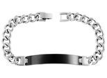 Armband ADELIA´S "Armband – Panzerarmband aus Edelstahl 21 cm", silber, Armbänder, Damen, 21cm, Edelstahl, Armband, Zum Verschenken – ideal zum Weihnachten