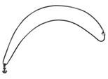 Kette ohne Anhänger ADELIA´S "Halskette mit Anhänger – aus Edelstahl", schwarz, Halsketten, Damen, 60cm, Edelstahl, Perfekt zum Verschenken an besondere Menschen