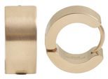 Klappcreolen ADELIA´S "Ohrringe – Klappcreole aus Edelstahl", Damen, Gr. Unisex, Edelstahl, gold, Ohrringe Klappcreolen, Geschenkidee: zeitlos und vielseitig