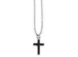 Kette ohne Anhänger ADELIA´S "Halskette mit Anhänger – Kreuz aus Edelstahl", silber, Halsketten, Damen, 48cm, Edelstahl, Zum Verschenken – passend für viele Anlässe